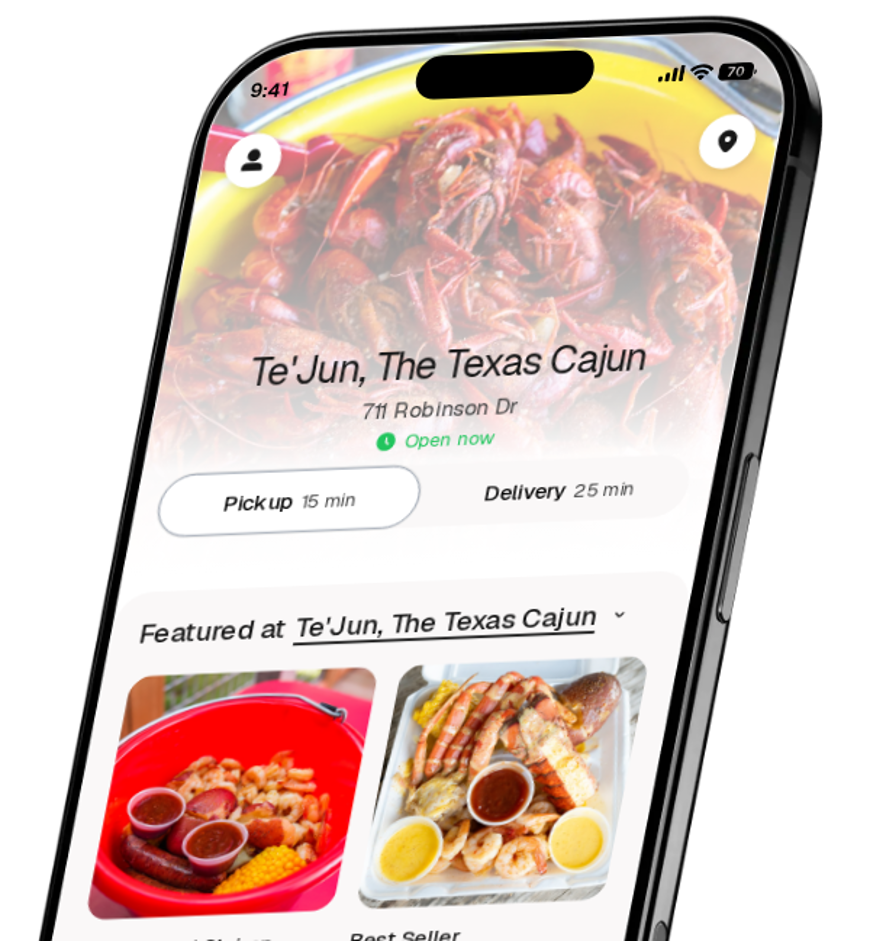 Te'Jun, The Texas Cajun app preview