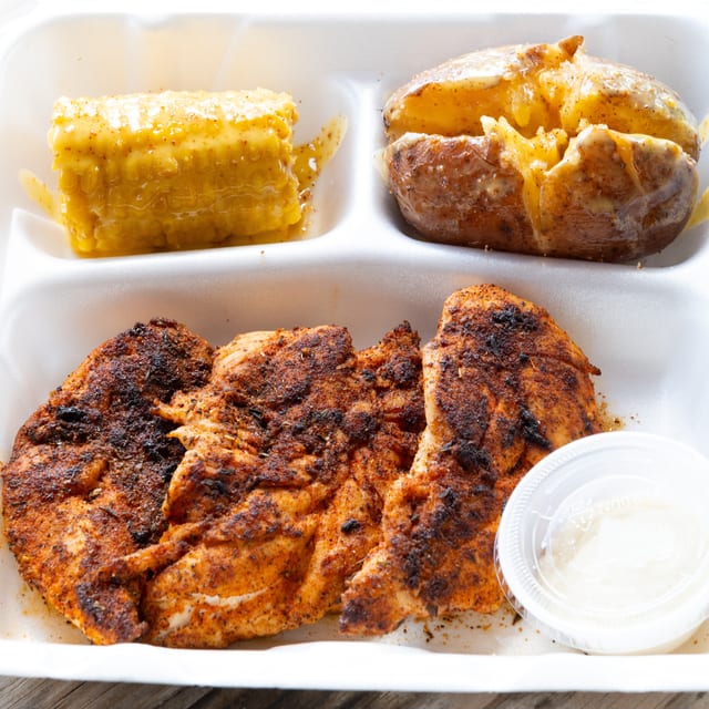 Blackened Chicken Plate.