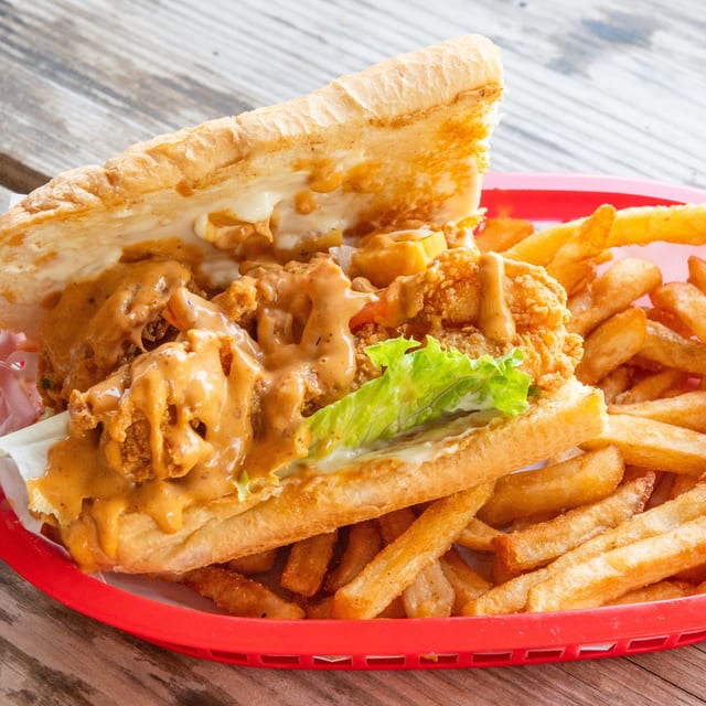 Shrimp Po'Boy Lunch Special.