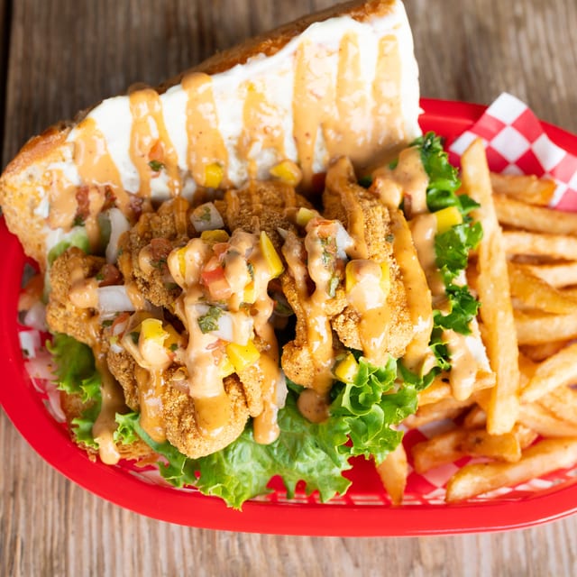 Fish Po'Boy Lunch Special.