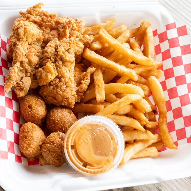 Fried Alligator Plate.