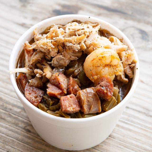 Crab and Shrimp Gumbo.