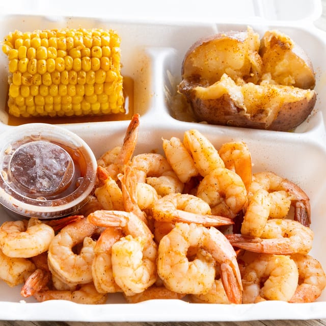 Peeled Shrimp Plate.